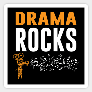 Drama Rocks Cool Theatre Magnet